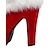 economico Costumi di Natale-scarpe natalizie retrò in peluche con tacco alto e stivali da 12 cm