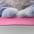 levne dívčí 3D mikiny a mikiny-Dívčí 3D Kočka Kapuce Pullover Růžová Dlouhý rukáv 3D tisk Podzim Zima Aktivní Módní Roztomilý Polyester Děti 3-12 let Venkovní Ležérní Denní Běžný