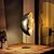 tanie lampka nocna-włoska kreatywna złota folia księżycowa dekoracja abażur 2-lampowa lampa stołowa 110-240v