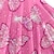 olcso lány 3D-s ruhák-Girls &#039; 3D Pillangó Ruha Rózsaszín Hosszú ujj 3D nyomtatás Ősz Tél Sport &amp; Szabadtéri Napi Szabadság aranyos stílus Alkalmi gyönyörű Gyerekek 3-12 év hétköznapi ruha A vonalú ruha Térd feletti