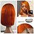 cheap Human Hair Lace Front Wigs-Ginger Orange Lace Front Bob Wigs Human Hair 12 Inch350# Colored 13x4 Lace Frontal Bob human Hair Wigs180% Density Straight Ginger Lace Front Bob Wigs Human Hair For Women