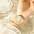 preiswerte Quarz-Uhren-Damen Quarz uhr Minimalistisch Sport Geschäftlich Armbanduhr WASSERDICHT Edelstahl Beobachten
