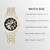 levne Mechanické hodinky-1ks luxusní automatické hodinky pánské hip hop diamantové duté mechanické pánské párty ledové voděodolné pánské hodinky