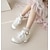 cheap Ankle Boots-Women&#039;s Wedding Shoes Boots Plus Size Heel Boots Wedding Party Outdoor Solid Color Booties Ankle Boots Winter Imitation Pearl Buckle Chunky Heel Round Toe Elegant Fashion Sexy Lace Faux Leather Zipper