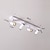abordables Plafonniers à intensité variable-Plafonniers LED pour salon, spots plafonniers éclairage sur rail rotatif 1/2/3/4 projecteurs de plafond tête magasin de vêtements