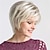 cheap Older Wigs-Short Layered Blonde Wigs for Women Synthetic Heat Resistant Cosplay Pixie Wig with Wig Cap