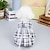 cheap Dog Clothes-Dog Cat Dress Plaid / Check Stripes Cute Sweet Dailywear Casual Daily Dog Clothes Puppy Clothes Dog Outfits Soft Black Yellow Costume for Girl and Boy Dog Polyester Cotton XS S M L XL