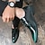 رخيصةأون أحذية أوكسفورد للرجال-رجالي أوكسفورد أحذية رسمية البس حذائك المشي كاجوال مناسب للبس اليومي عيد سان باتريك مجهرية مريح البوط القصير / بوط الكاحل مسطحات أسود أخضر الربيع الخريف