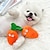 billige Hundelegetøj-gulerod &amp; kyllingelårbensdesign kæledyrsslibende tænder knirkende plyslegetøj holdbart tyggelegetøj til interaktiv hundeforsyning