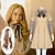 cheap Movie &amp; TV Theme Costumes-M3GAN 2023 Horror Movie Doll Megan Cosplay Costume Women‘s Girls‘ Movie Cosplay Classic Lolita Sweet Dress Bow Tie Dress Sleeves Socks Carnival Masquerade World Book Day Costumes With Wig
