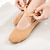 ieftine Pantofi de Balet-Pentru femei Pantofi de Balet Pantofi De Dans Bal Antrenament Yoga Balerini Moale Jumătate Talpă Toc Drept Vârf Închis Elastic Adulți Cămilă Roz Cafea
