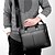 cheap Men&#039;s Bags-Men&#039;s Handbag Crossbody Bag Briefcase Laptop Bag PU Leather Office Daily Zipper Large Capacity Waterproof Lightweight Solid Color Black Brown