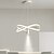 billige Sirkeldesign-led pendel 48 cm sirkeldesign aluminium stilig minimalistisk malt finish nordisk stil spisestue kjøkkenlys 110-240v