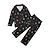 voordelige Pyjama&#039;s-Familie-look Pyjama  Grafisch Tekenfilm Huis Afdrukken Zwart Wit Rood Lange mouw Mama En Ik Outfits Actief Bijpassende outfits