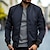 cheap Men&#039;s Jackets &amp; Coats-Men&#039;s Bomber Jacket Transition Jacket Daily Wear Windbreaker Zipper Pocket All Seasons Plain Streetwear Stand Collar Regular Black Yellow Red Army Green Dark Blue Jacket