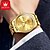 tanie Zegarki mechaniczne-Olevs 7012 nowy luksusowy automatyczny zegarek mechaniczny dla mężczyzn 41mm tarcza podwójny kalendarz męskie zegarki wodoodporny męski zegarek na rękę