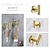 cheap Towel Bars-Wall Mounted Towel Rack Towel Bar Toilet Paper Holder Robe Hook Cool Adorable Antique Modern Stainless Steel Low-carbon Steel Metal 4pcs 1PC - Bathroom Wall Mounted
