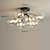 billiga Plafonder-kreativ oregelbunden takljuskrona multiljus glas 4/6 ljus taklampa infälld taklampa vardagsrum sovrum matsal heminredning hänglampa 110-240v