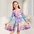 Χαμηλού Κόστους 3d φορέματα κοριτσιών-3d φόρεμα γοργόνας για κορίτσια με μακριά μανίκια 3d print φθινοπωρινά χειμερινά σπορ &amp; υπαίθριες καθημερινές διακοπές χαριτωμένα casual όμορφα παιδιά 3-12 ετών casual φόρεμα ένα φόρεμα γραμμή πάνω