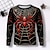 preiswerte 3D-T-Shirts für Jungen-Jungen 3D SPIDER T-Shirt Hemd Langarm 3D-Druck Herbst Winter Sport Modisch Strassenmode Polyester kinderkleidung 3-12 Jahre Rundhalsausschnitt Outdoor Casual Täglich Regular Fit