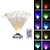 abordables Luces decorativas-Luz led de fibra óptica colorida, flash táctil creativo para dormitorio lleno de estrellas, lámpara de escritorio de atmósfera de flor de fibra, usb, 1 unidad