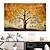 billiga Botaniska tryck-växter väggkonst canvas tree of life tryck och affischer växtbilder dekorativ tygmålning för vardagsrumsbilder utan ram