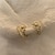 cheap Earrings-Women&#039;s Zircon Stud Earrings Fine Jewelry Classic Precious Flower Shape Cute Stylish Earrings Jewelry Gold For Gift Festival 1 Pair