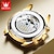 Недорогие Механические часы-olevs мужские часы вечный календарь календарь фаз луны светящиеся многофункциональные механические часы водонепроницаемые спортивные мужские часы