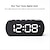 Недорогие Радио и часы-LITBest Умный будильник Full-screen Clock Регулируется Пластиковые &amp; Металл Зеленый