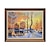 olcso Tájképek-kézzel készített olajfestmény vászon fal művészet dekoráció klasszikus táj falu naplemente hó jelenet lakberendezéshez hengerelt keret nélküli feszítetlen festmény karácsonyi ajándék