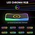 cheap Car Interior Ambient Lights-RGB Silicone Car Wireless Charger Anti Slip Pad LED Lamp Compatible With Car Charger 15W Wireless  Car Charging Pad Quick Wireless Charging Board Car Colorful Atmosphere Lamp
