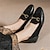 ieftine Oxfords de Damă-Pentru femei Pantofi Flați Oxfords Bullock Pantofi Mărime Plus Size Pantofi de epocă În aer liber Birou Zilnic Culoare solidă Bloc Culoare Iarnă Toc Drept Vârf rotund Elegant Casual minimalism