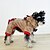 baratos Trajes-Cachorros Gatos Macacão Fantasia de Natal Roupa de Natal Festa Casual Inverno Quente Respirável Macio Lavável Confortável Natal Ao ar livre Casual / Diário Roupas para cães for Bichon Frise Pomerânia