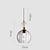 Недорогие Островные огни-Стеклянный подвесной светильник в скандинавском стиле, креативный абажур из цветного стекла, потолочная люстра для скрытого монтажа, одинарный подвесной светильник с винтом e27, светильники для