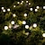 baratos Luzes e lanternas de caminho-10 luzes solares led luzes ao ar livre à prova dwaterproof água jardim paisagem luzes vaga-lume luzes do jardim gramado para jardim pátio passarela decoração do caminho, quarto interior decoração de