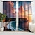 billige Gardiner-2 paneler gardin gardiner mørklægningsgardin til stue soveværelse køkken vinduesbehandlinger termisk isoleret værelse mørklægning