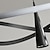 ieftine Design Cercuri-pandantiv cu led 46 cm design cerc aluminiu stil minimalist finisaje pictate stil nordic lumini bucatarie sufragerie 110-240v