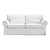 tanie IKEA Okładki-Narzuta na sofę ektorp 2-osobową lub narzuta na sofę 2-osobową ektorp z poszewkami na poduszki i oparciami, narzuta na kanapę ektorp Zmywalny ochraniacz mebli