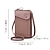 cheap Wallets-Women&#039;s Crossbody Bag Mobile Phone Bag Crossbody Bag PU Leather Shopping Going out Solid Color Black Gray