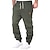 tanie Spodnie dresowe-Męskie Spodnie dresowe Biegacze Uprawiający jogging Spodnie Ściągana na sznurek Równina Komfort Oddychający Na zewnątrz Codzienny Wyjściowe Moda Codzienny Czarny Zielony