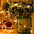 billiga LED-ljusslingor-1-pack batterilåda rörslingor, 8-läges vattentäta utomhus LED-slingor, varmvita, färgade, vit för trädgårdsdekorationsbelysning, bröllop, fester, träd, jul, juldekoration