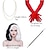 voordelige Pruiken van filmkarakters-Monochrome Mode Schurk Zwart Witte Split Bob Wig Set Cosplay Halloween Wig