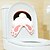 cheap Bathroom Gadgets-1pc Pvc Toilet Lid Decal, Cute 3d Rabbit Pattern Toilet Stool Commode Sticker For Toilet.