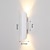 זול אורות קיר פנימיים-תאורת קיר לד מנורת קיר פנימית 3000 k תאורת קיר לבנה חמה מודרנית למעלה מנורות קיר דקורטיביות לסלון 110-240v