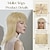 preiswerte Historische Perücken-Moderne kurze zerzauste Mullet-Perücke für Frauen 80er Mullet-Perücke Pixie Cut Perücke mit Pony synthetische natürliche Fake-blonde Haarersatzperücken mit weißen Strähnen 14 Zoll Mullet-Haarschnitt