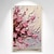 abordables Pinturas florales/botánicas-2 piezas de pintura al óleo abstracta de flor rosa sobre lienzo pintada a mano, pintura de paisaje floral con textura moderna original, arte de la pared del hogar, decoración de la sala de estar,