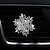 olcso Autós függők, díszítőelemek-strassz dekor hópehely dizájn autó szellőző klip autó levegőkimenet dekoráció