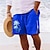 cheap Men&#039;s Graphic Shorts-Men&#039;s Shorts Summer Shorts Beach Shorts Zipper Drawstring Elastic Waist Coconut Tree Comfort Breathable Short Daily Holiday Going out Cotton Blend Hawaiian Casual Army Green Royal Blue