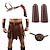 cheap Historical &amp; Vintage Costumes-Retro Vintage Punk &amp; Gothic Medieval 17th Century Armor Outfits Viking Celtic Knight Men&#039;s Halloween Carnival Performance Skirts