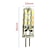 economico Lampadine LED a pannocchia-lampadine a led g4 luci di base jc bi-pin 1.5w dc 12v 10w t3 lampadina alogena lampadine di ricambio per paesaggi